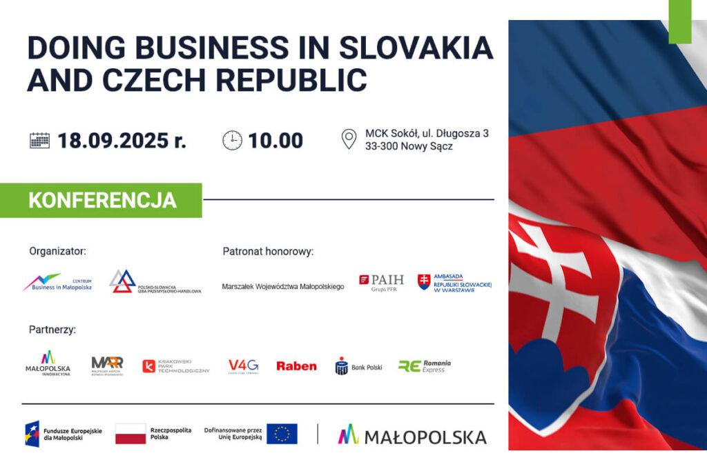 Doing business in Slovakia and Czech Republik | 18.09.2025 | Nowy Sącz