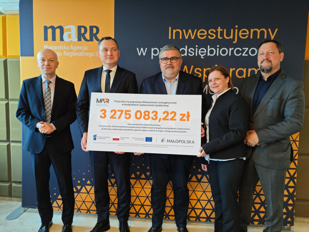 Oficjalne podpisanie umowy pożyczkowej z Powiatem Bocheńskim!